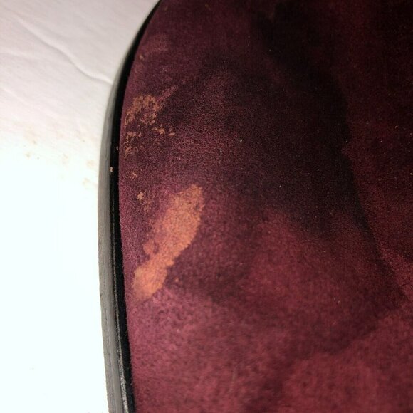 Ron Tomson EU 45 US 12.5 Burgundy Suede Leather Pull On Chelsea Boots MSRP $300 main image 5